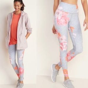 Old Navy Active High Waisted Floral Legging